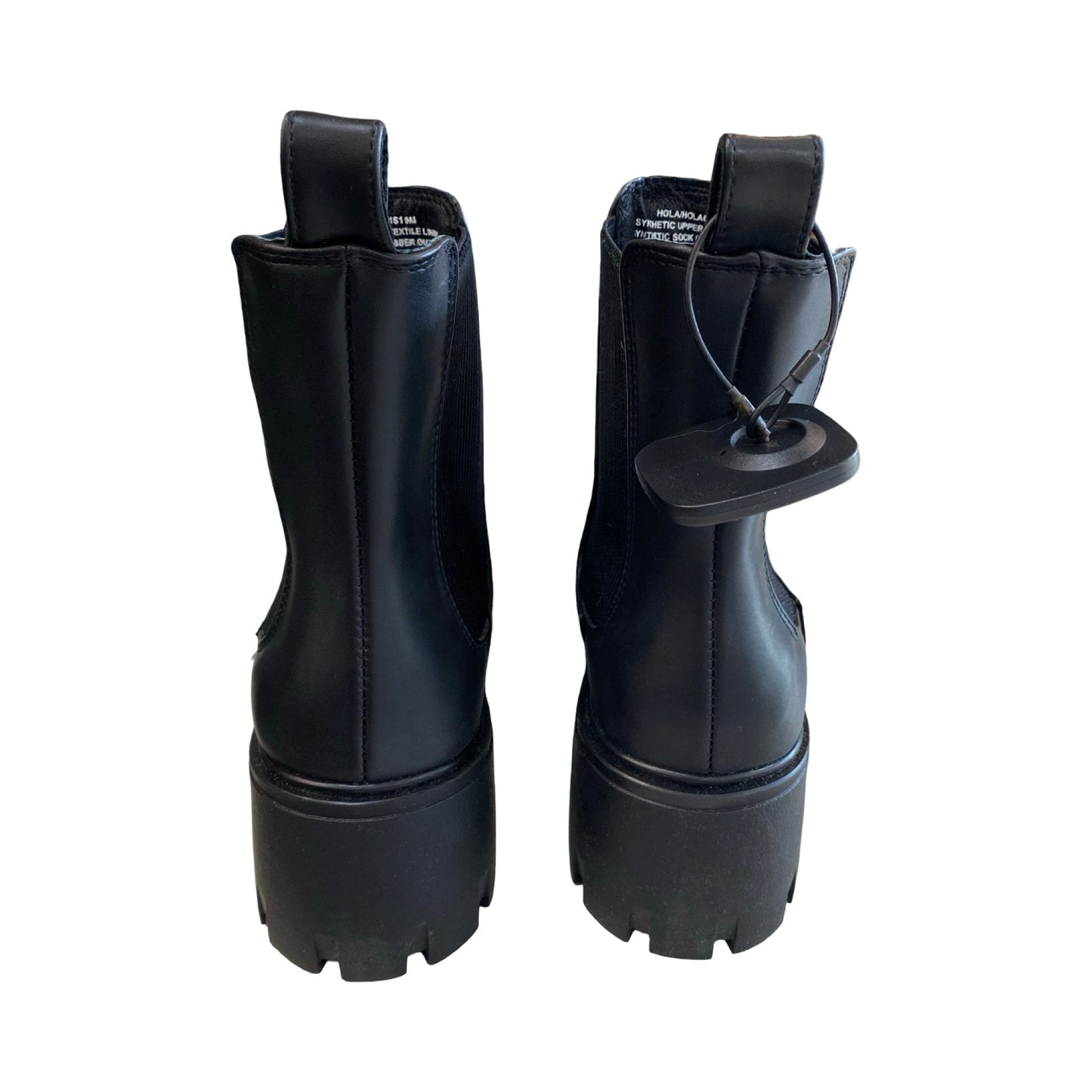 Boots Ankle Heels By Steve Madden In Black, Size:9