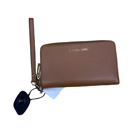 Wristlet Designer By Michael Kors In Brown, Size:Medium