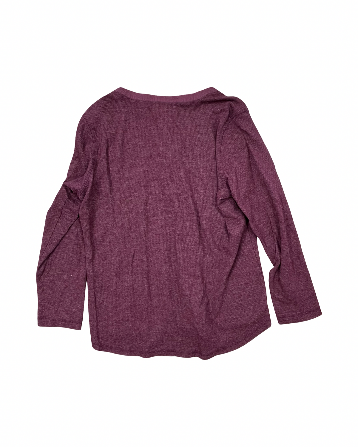 Top Ls By Northcrest In Maroon, Size:Xl