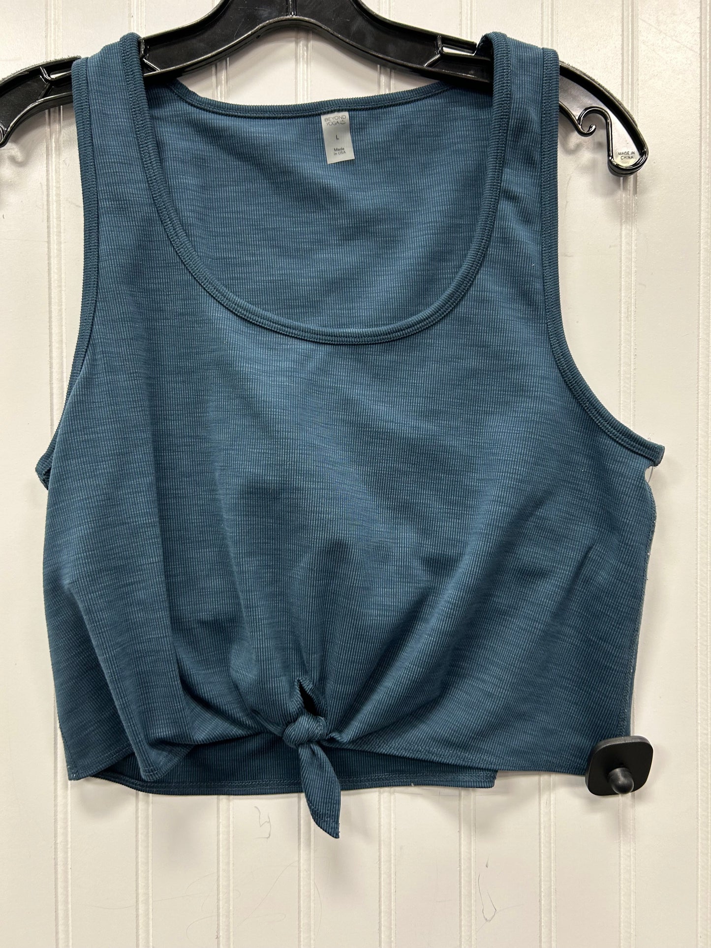 Athletic Tank Top By Beyond Yoga In Navy, Size:L