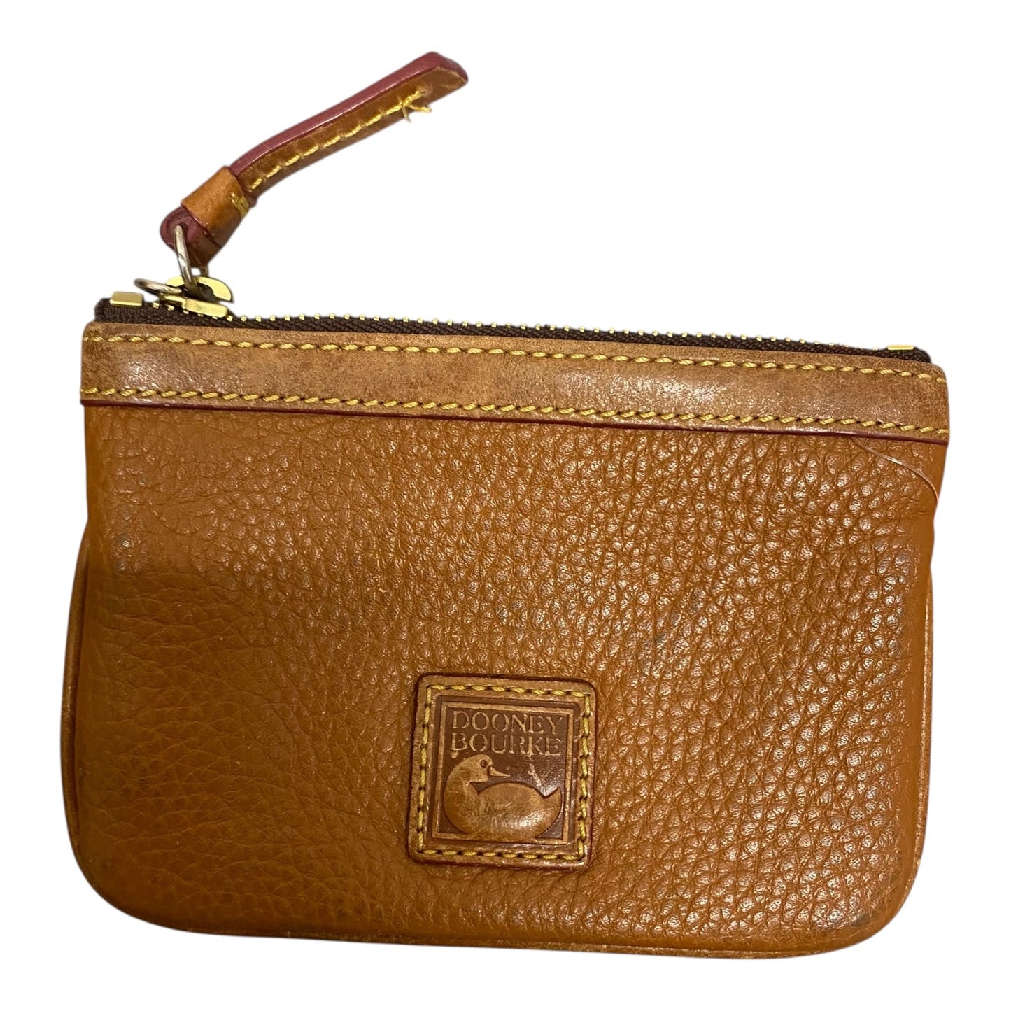 Coin Purse Designer By Dooney And Bourke In Brown, Size:Small