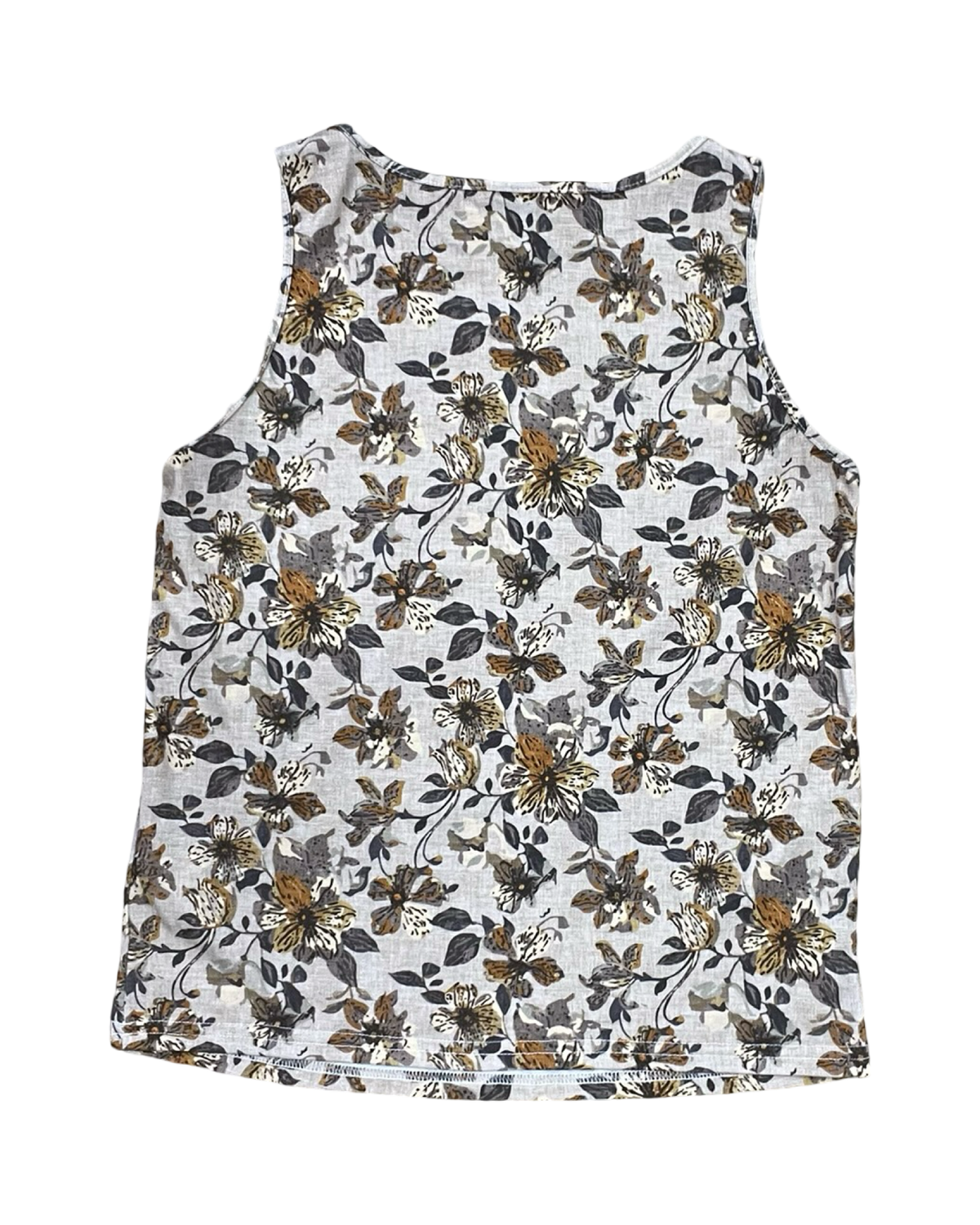 Tank Top By Shein In Tan, Size:Xs