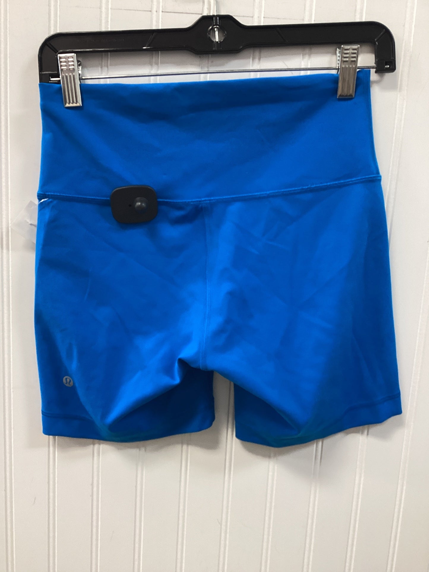 Athletic Shorts By Lululemon In Blue, Size:8