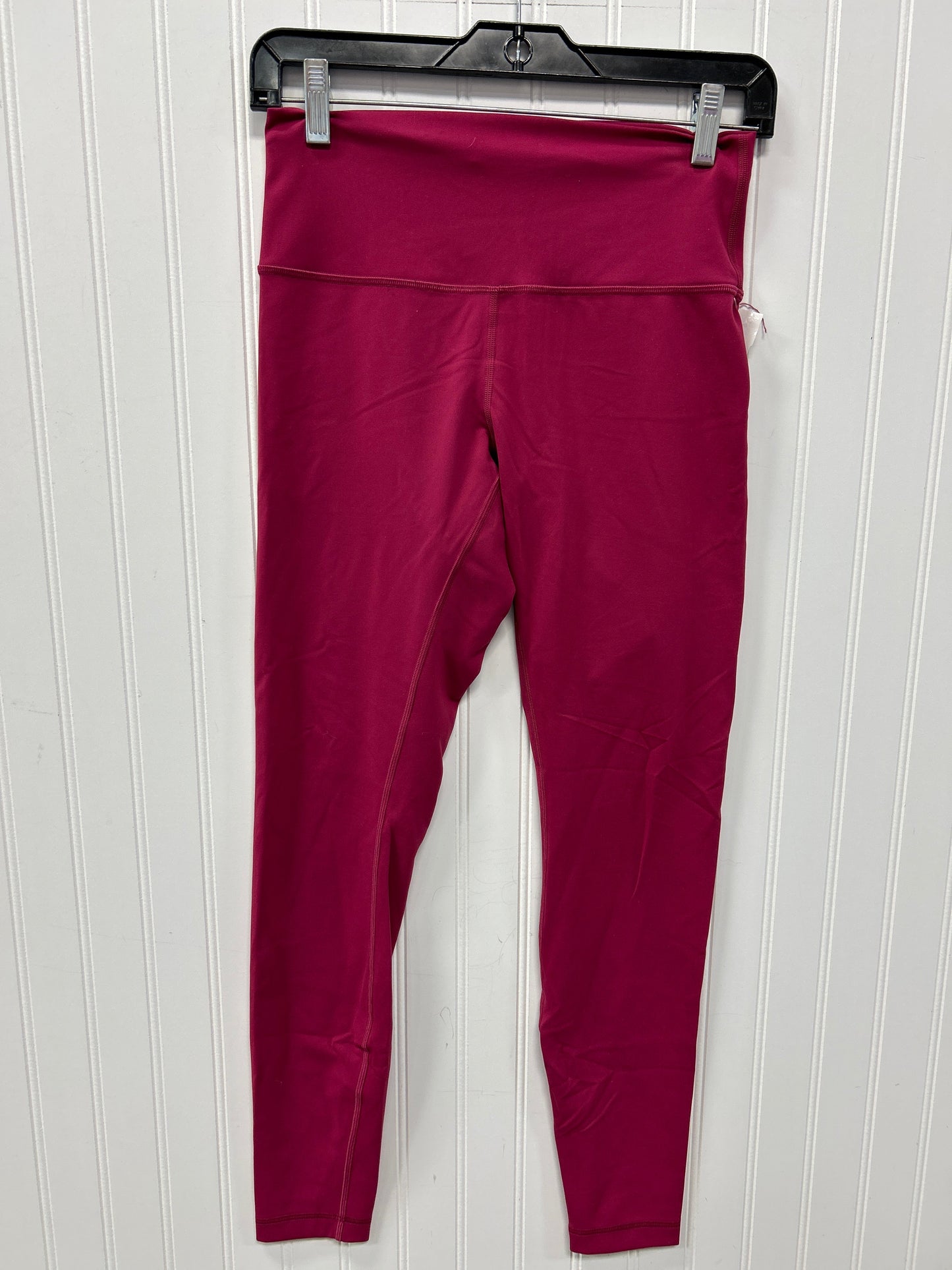 Athletic Leggings By Lululemon In Pink, Size:8