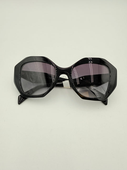 Sunglasses Luxury Designer By Prada In Black, Size: