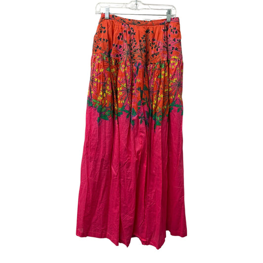 Skirt Maxi By Anthropologie In Red, Size:16