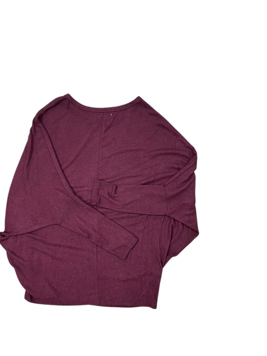Top 3/4 Sleeve By Maurices In Maroon, Size:M