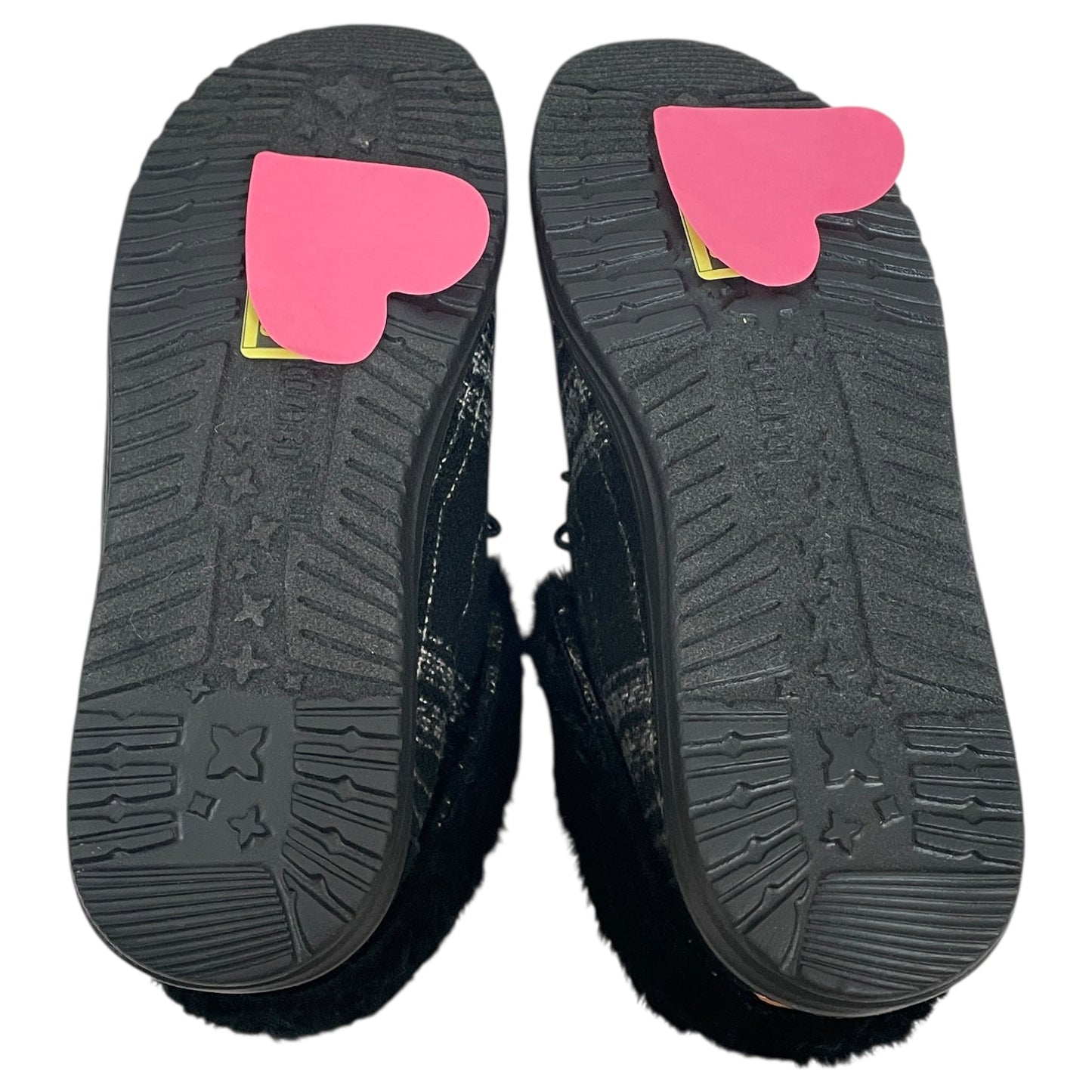 Boots Ankle Flats By Hey Dude In Black & Grey, Size:9