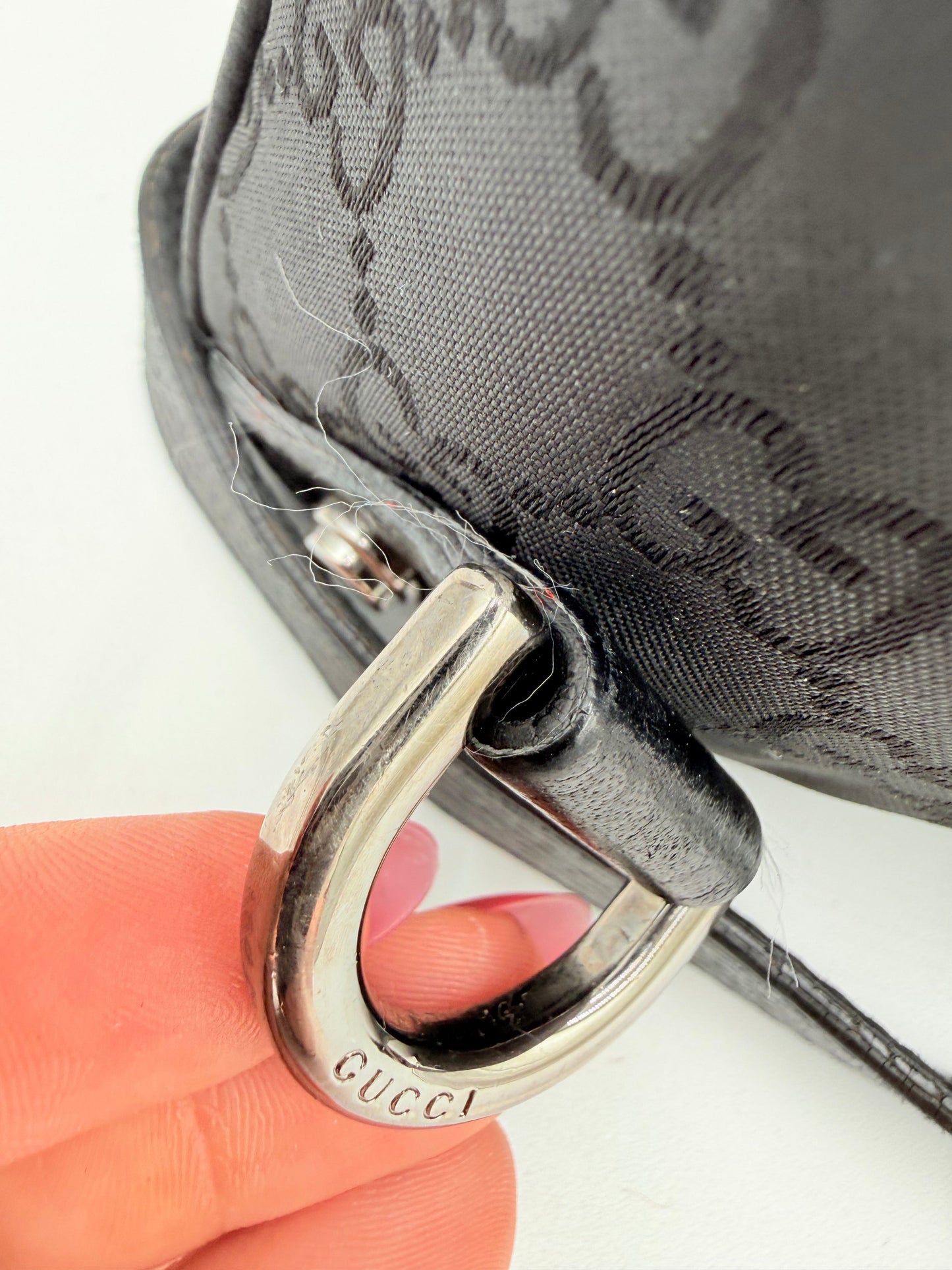 Crossbody Luxury Designer By Gucci In Black, Size:Medium