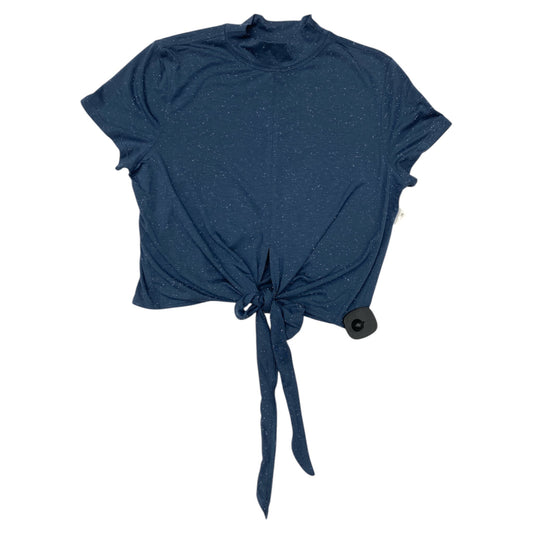 Athletic Top Ss By Lululemon In Blue, Size:4