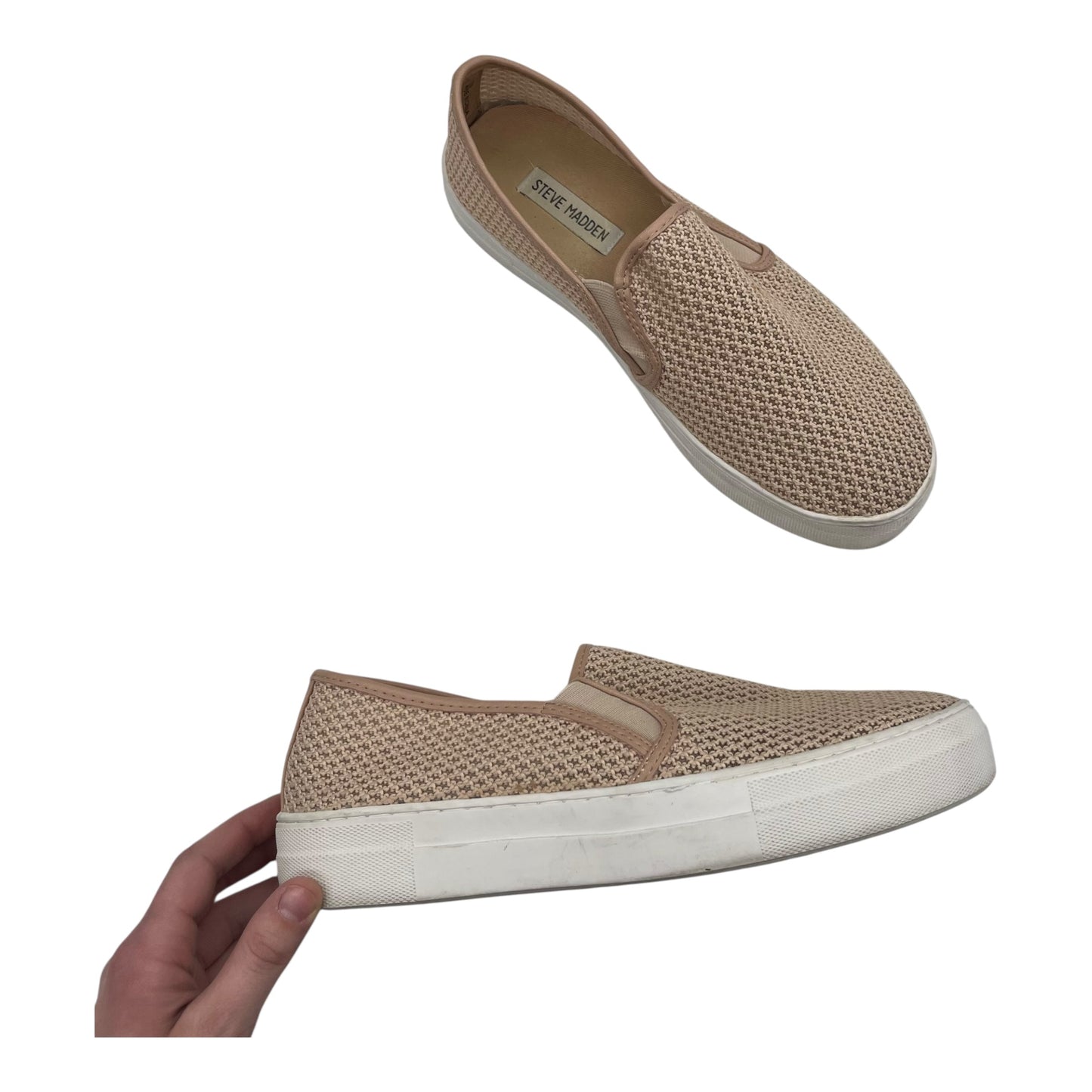 Shoes Flats By Steve Madden In Tan, Size:10