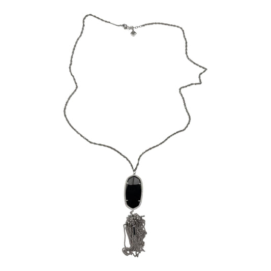 NECKLACE PENDANT by KENDRA SCOTT In BLACK & SILVER