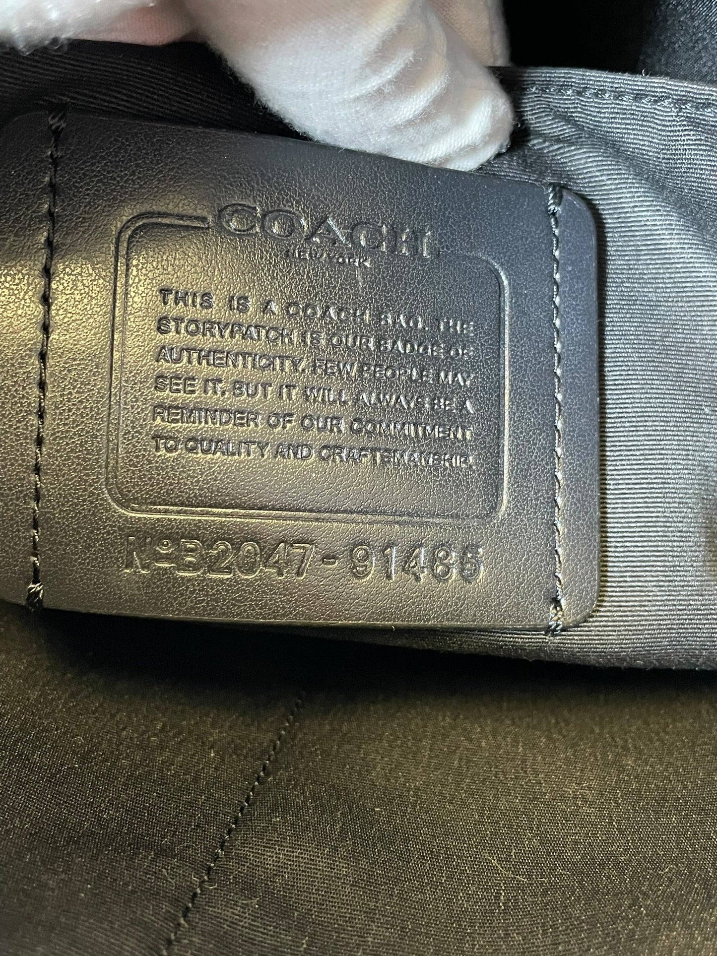 Crossbody Designer By Coach, Size: Medium