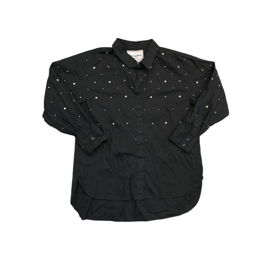 Top Ls Designer By Karl Lagerfeld In Black, Size:L