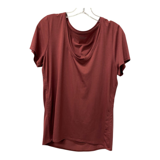 Athletic Top Ss By Athleta In Red, Size:L