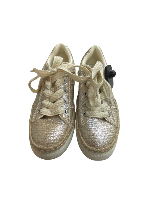 Shoes Sneakers By Blowfish In Gold & White, Size:7.5