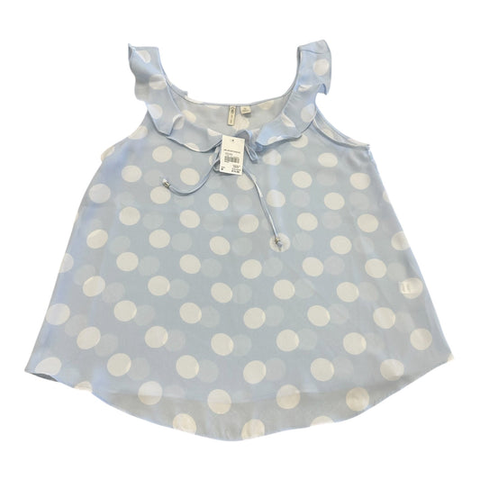 Blouse Sleeveless By Cato In Polkadot Pattern, Size:M