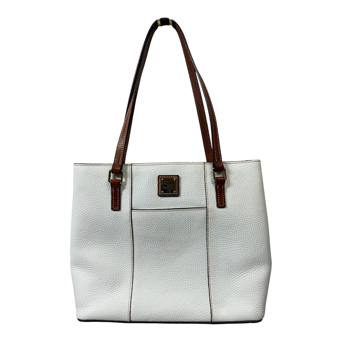 Handbag Designer By Dooney And Bourke In White, Size:Medium