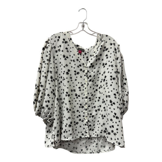 Top Ss By Vince Camuto In White, Size:2X