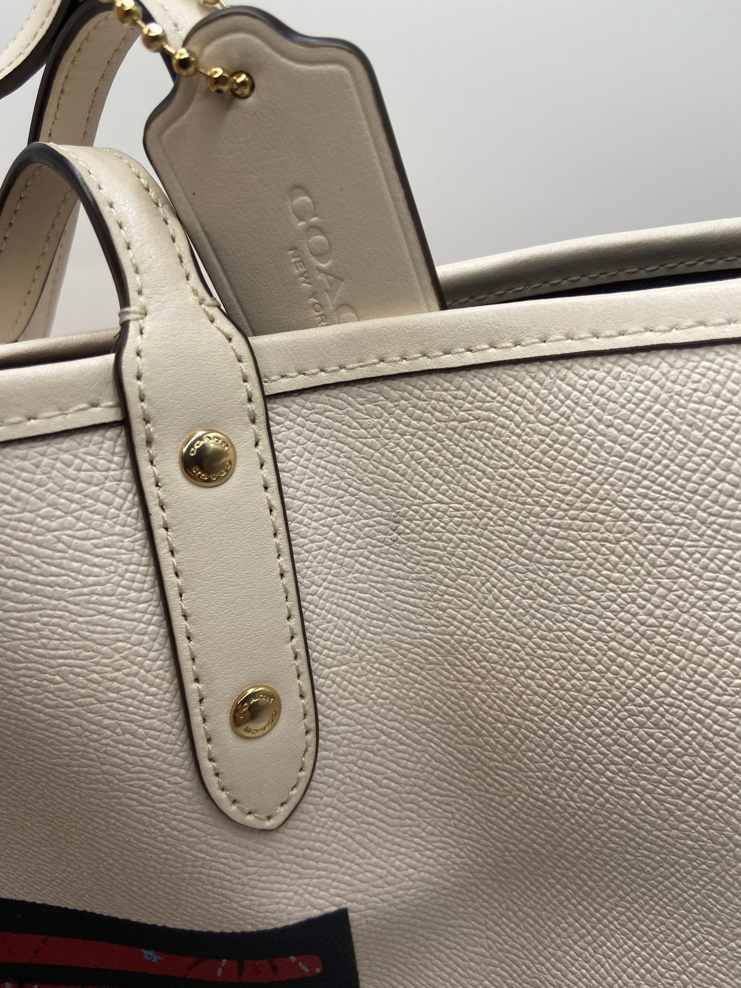 Tote Designer By Coach, Size: Medium