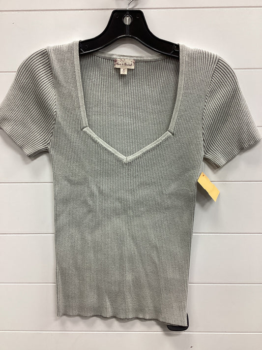 Top Ss By Hem & Thread In Grey, Size:M