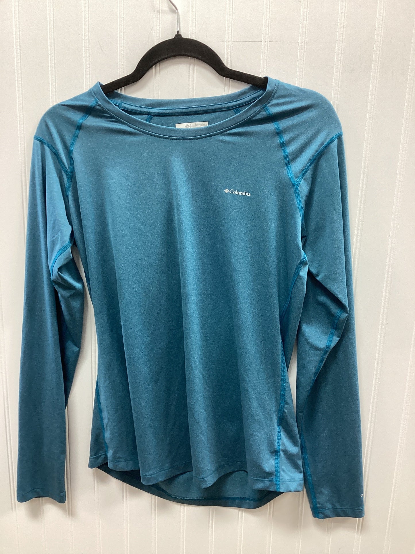 Athletic Top Ls Crewneck By Columbia In Blue, Size:M