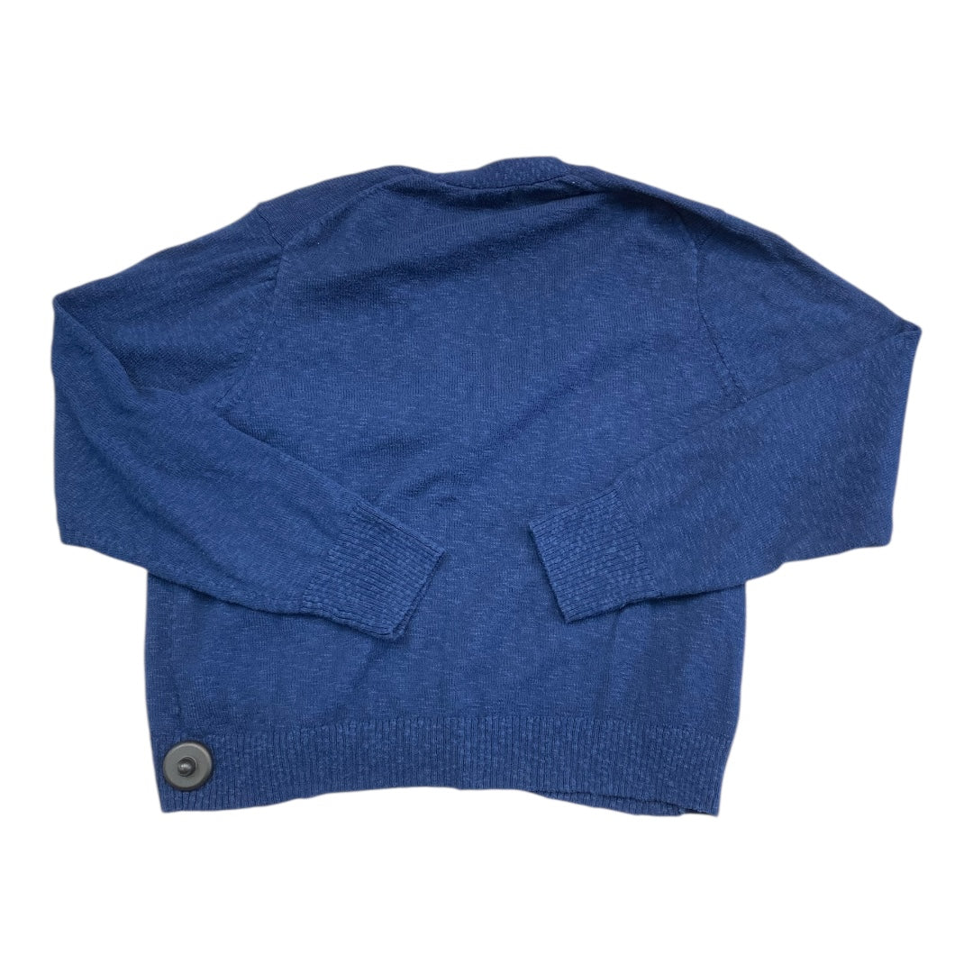 Sweater Cardigan By J. Crew In Blue, Size:Xxl