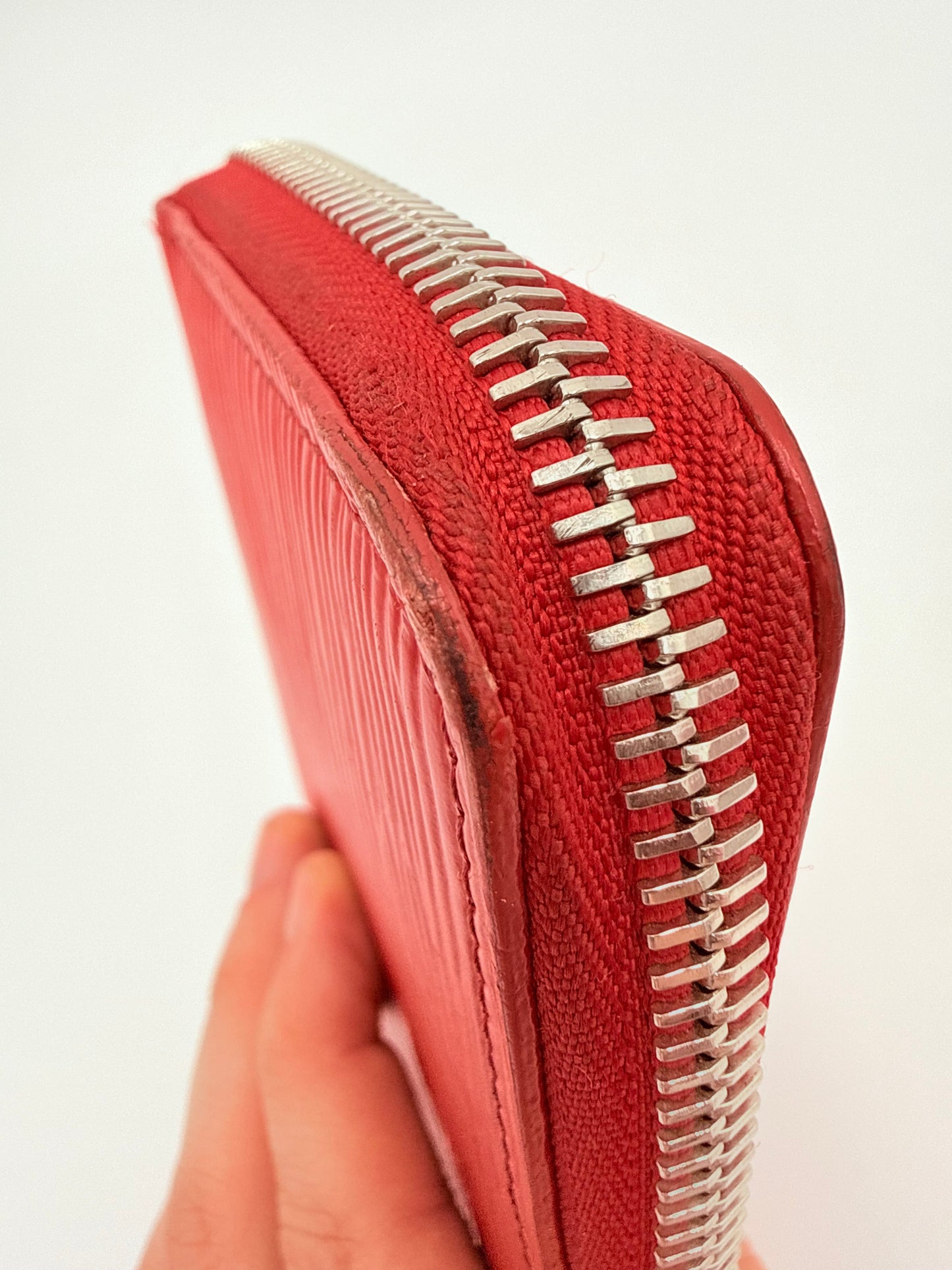 Wallet Luxury Designer By Louis Vuitton In Red, Size:Medium
