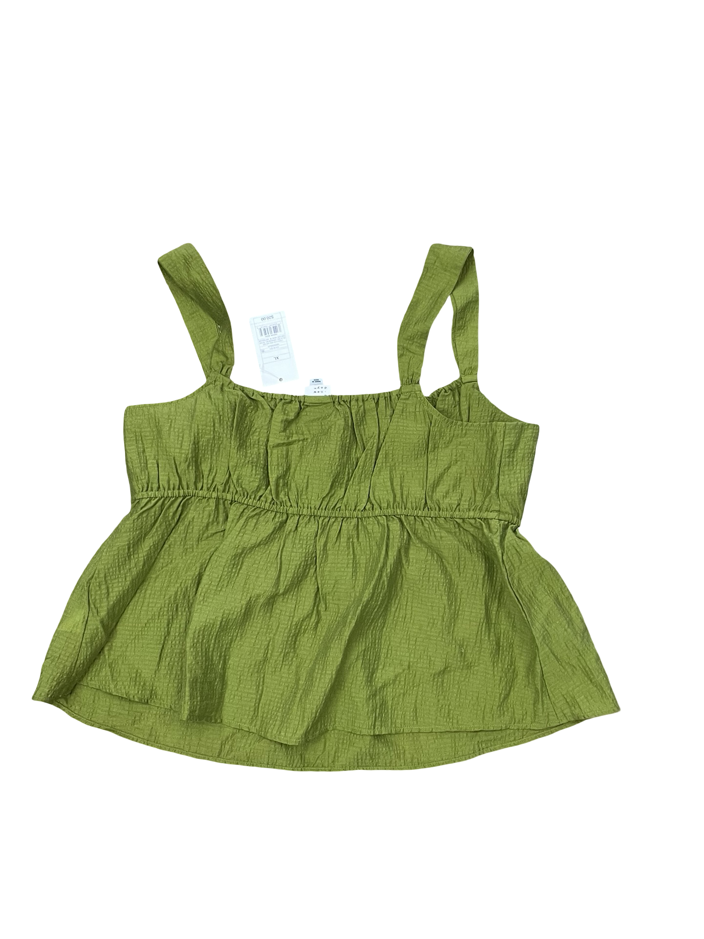 Top Sleeveless By A New Day In Green, Size:Xl