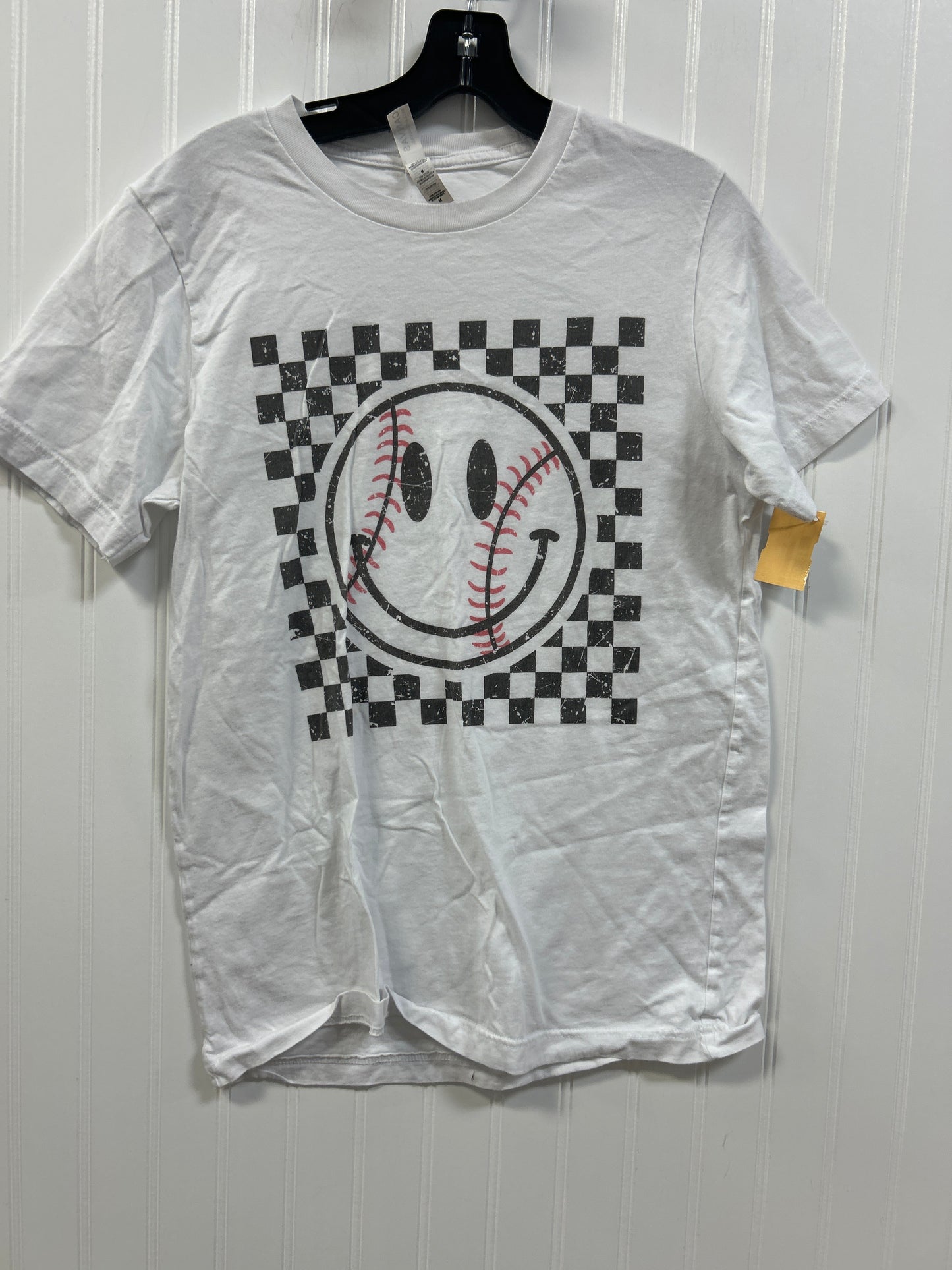 Top Ss By Bella + Canvas In White, Size:M