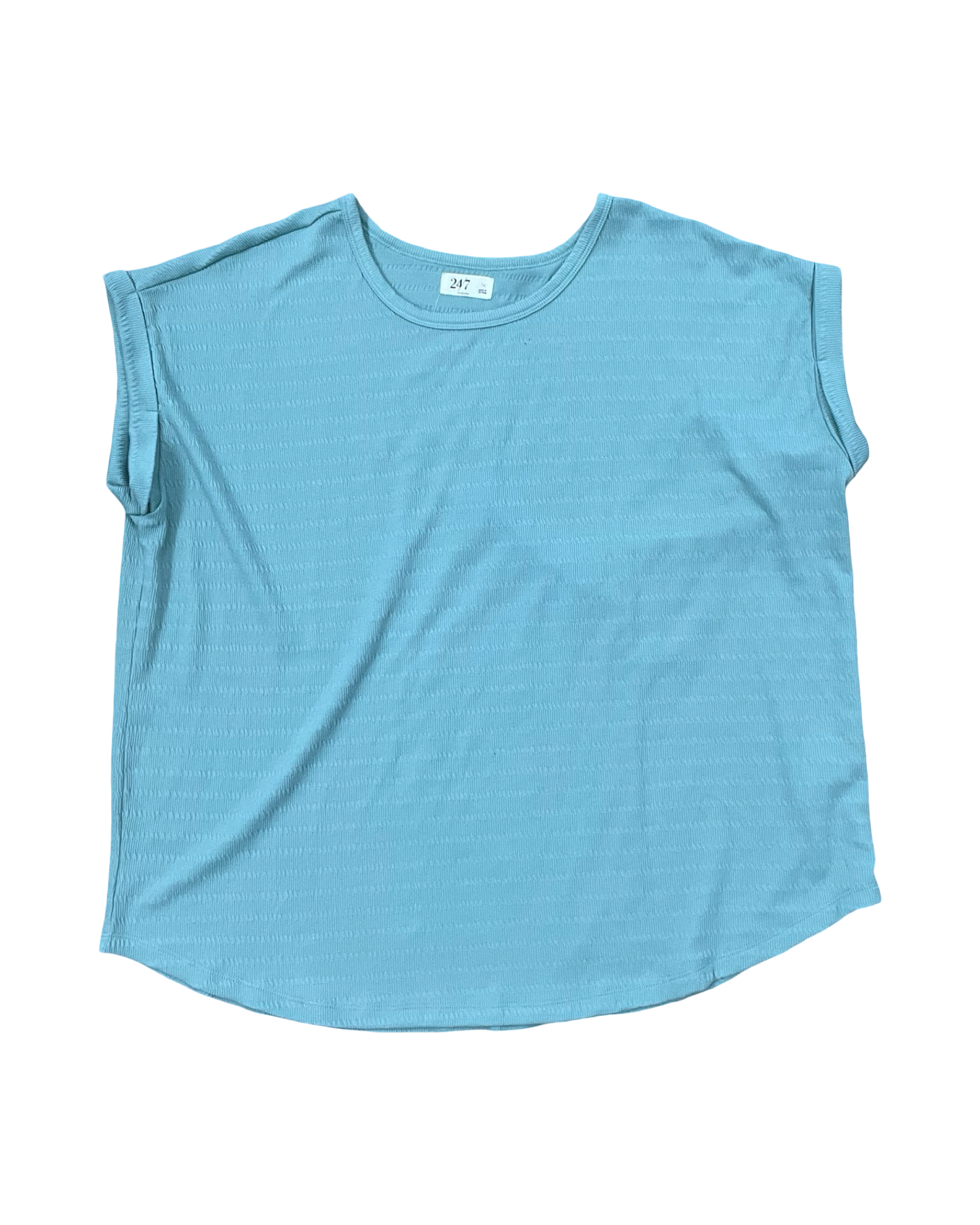 Top Ss By Maurices In Teal, Size:1X