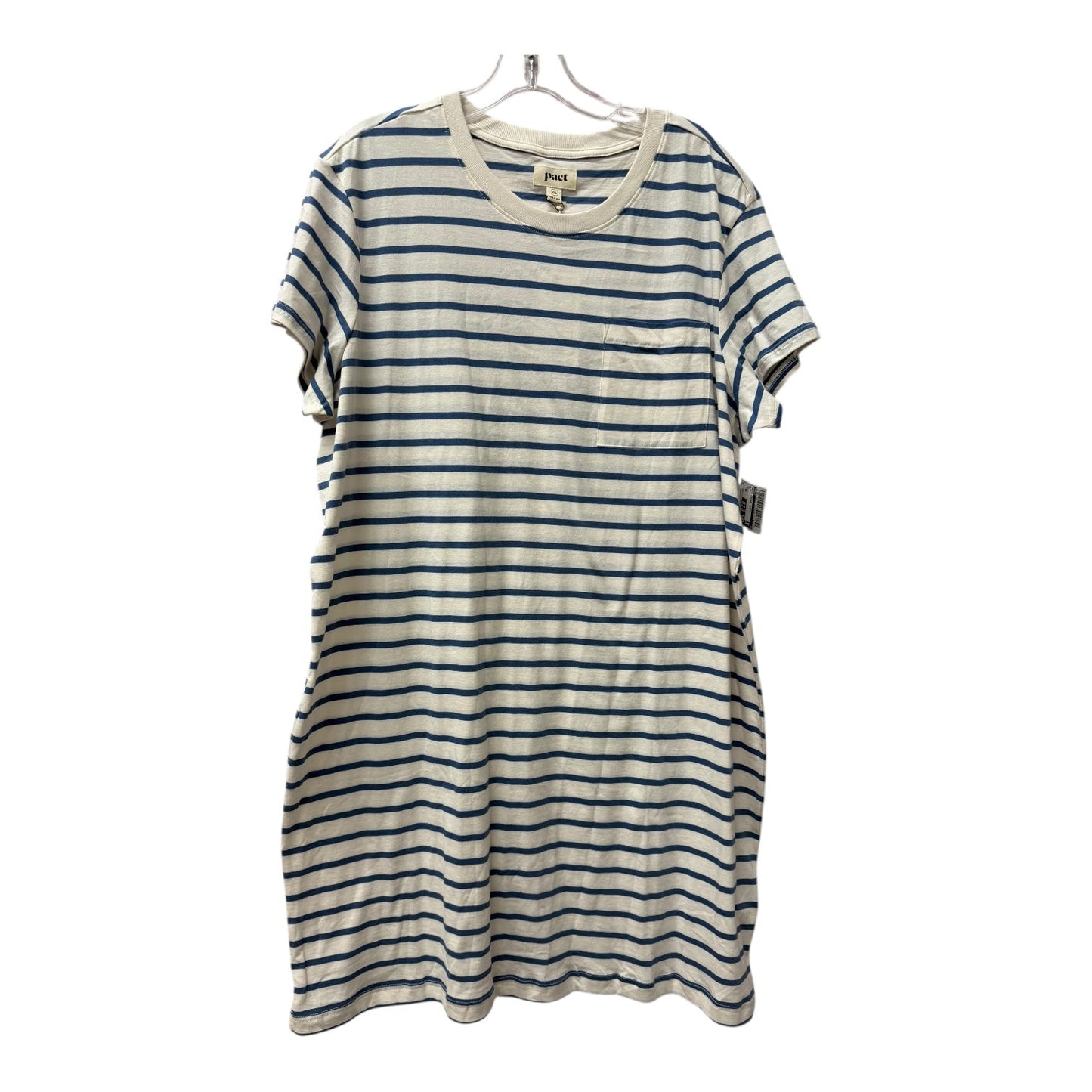 Dress Casual Short By Pact In Blue, Size:1X