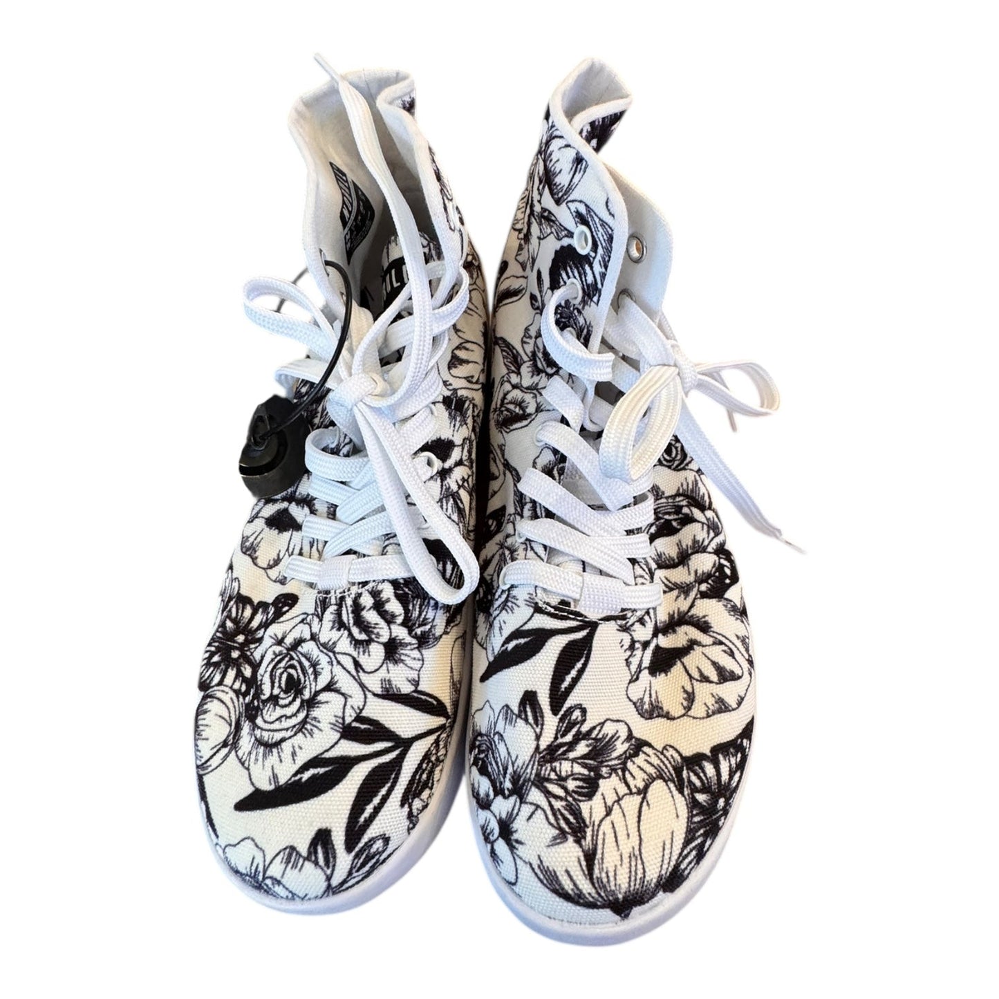 Shoes Sneakers By Nobull In Black & White, Size:8.5