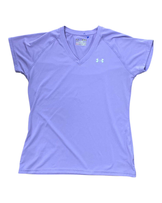 Athletic Top Ss By Under Armour In Purple, Size:M
