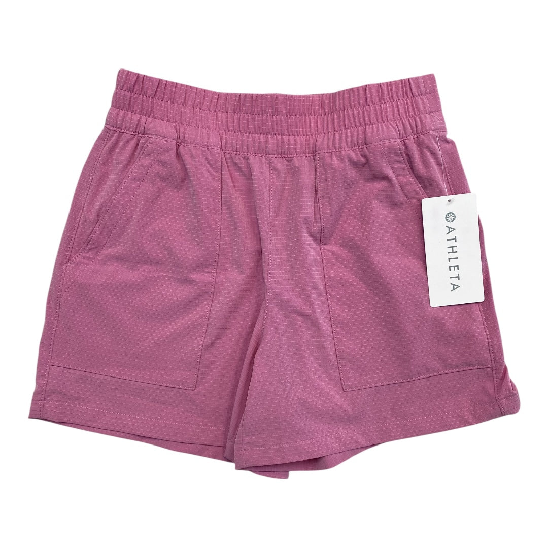 Athletic Shorts By Athleta In Pink, Size:Xs