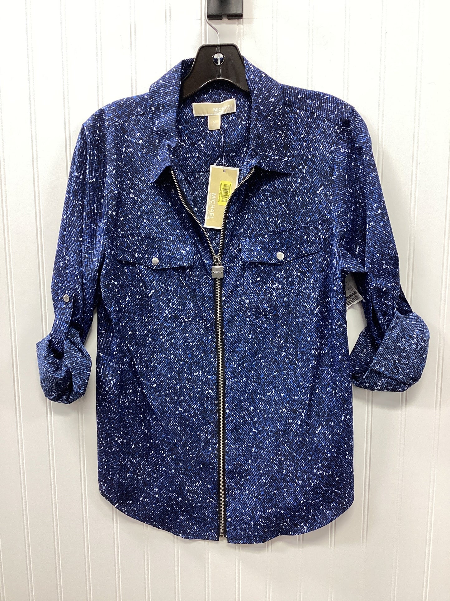 Top Ls By Michael By Michael Kors In Blue, Size:M