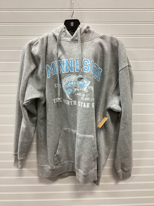 Sweatshirt Hoodie By Cmc In Grey, Size:L