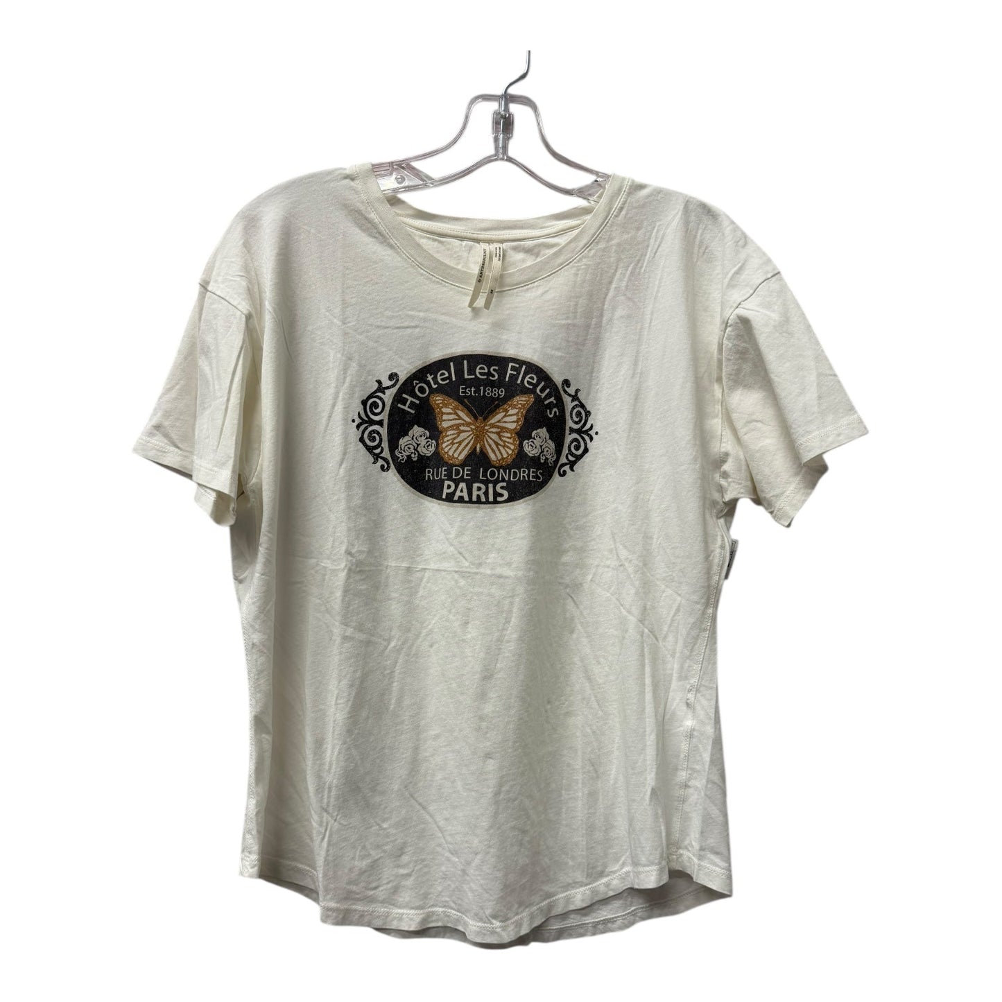 Top Ss By Anthropologie In Ivory, Size:Xs