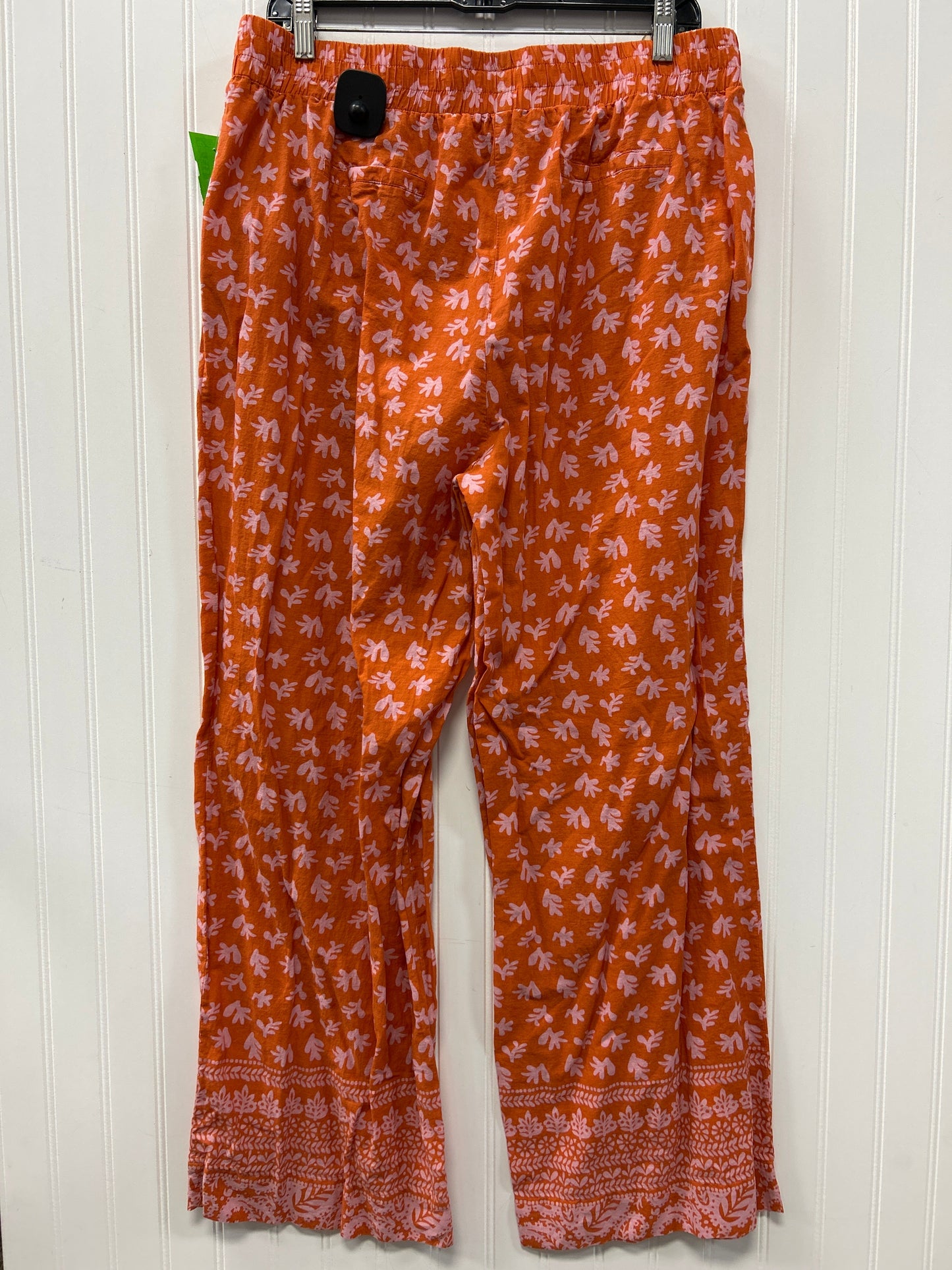 Pants Linen By Cmc In Orange, Size:Xl