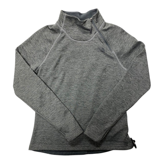 Athletic Top Ls Collar By The North Face In Grey, Size:S