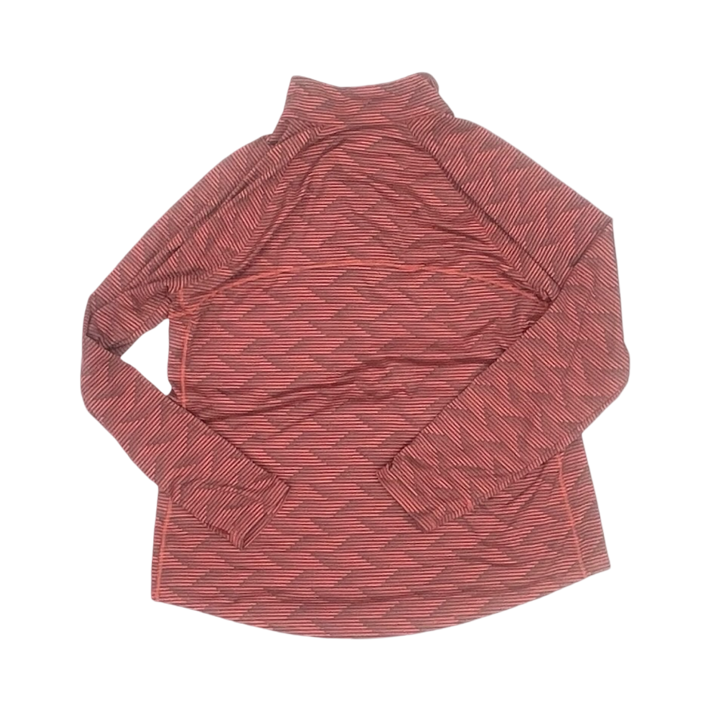Athletic Top Ls Collar By L.L. Bean In Red, Size:L