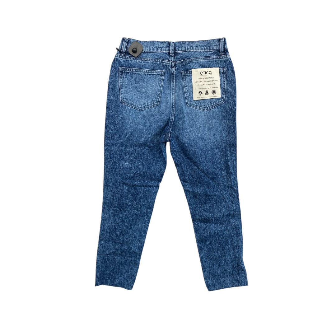 Jeans Boyfriend By Etica In Blue Denim, Size:4