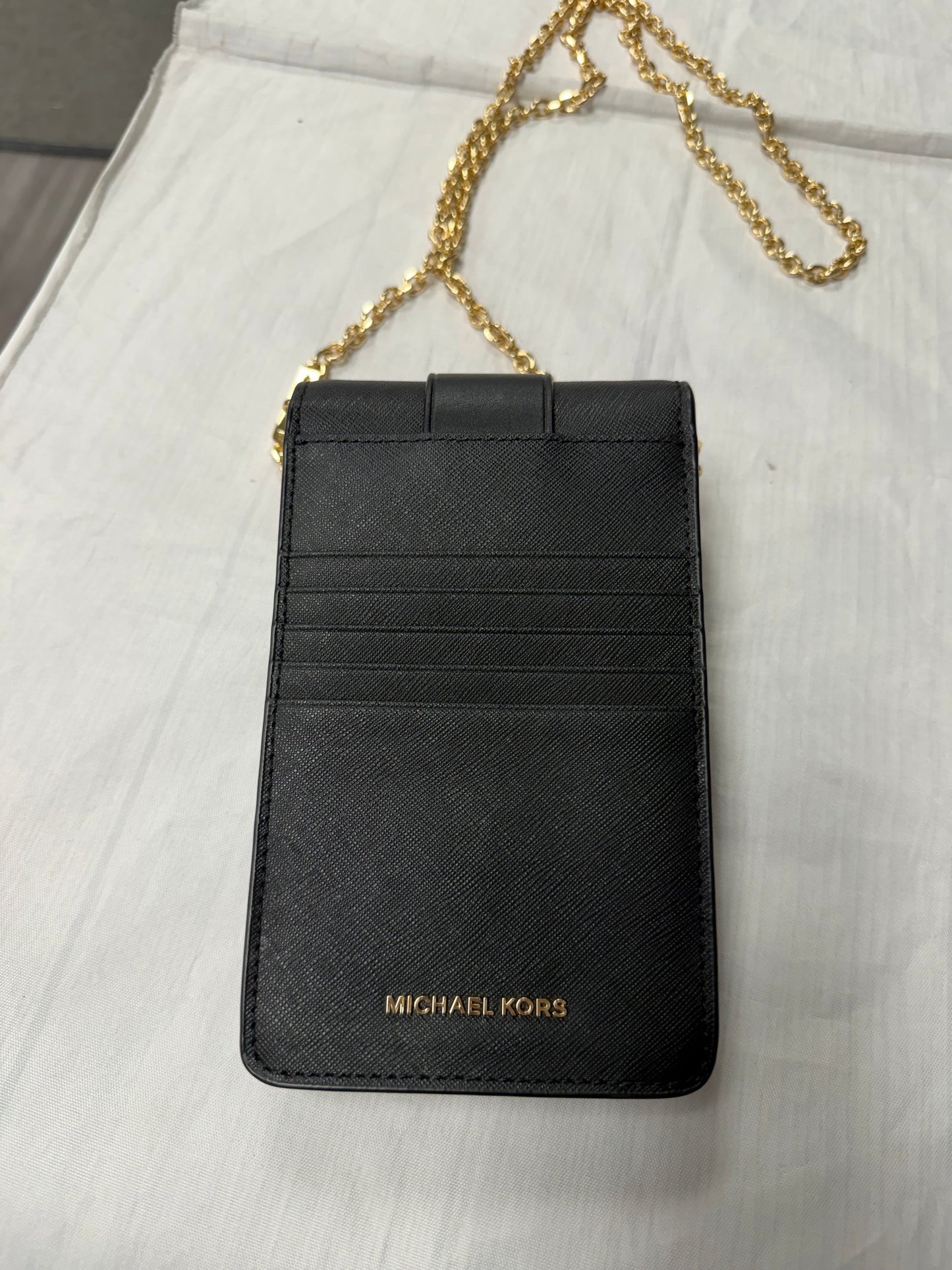 Crossbody Designer By Michael Kors In Black, Size:Small