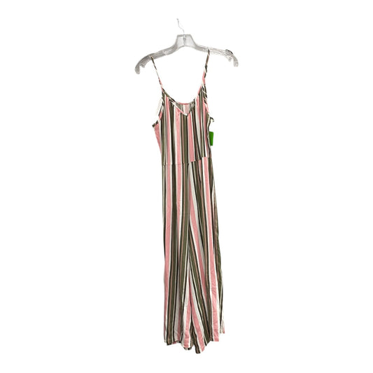 Jumpsuit By Everleigh In Green & Pink, Size:M