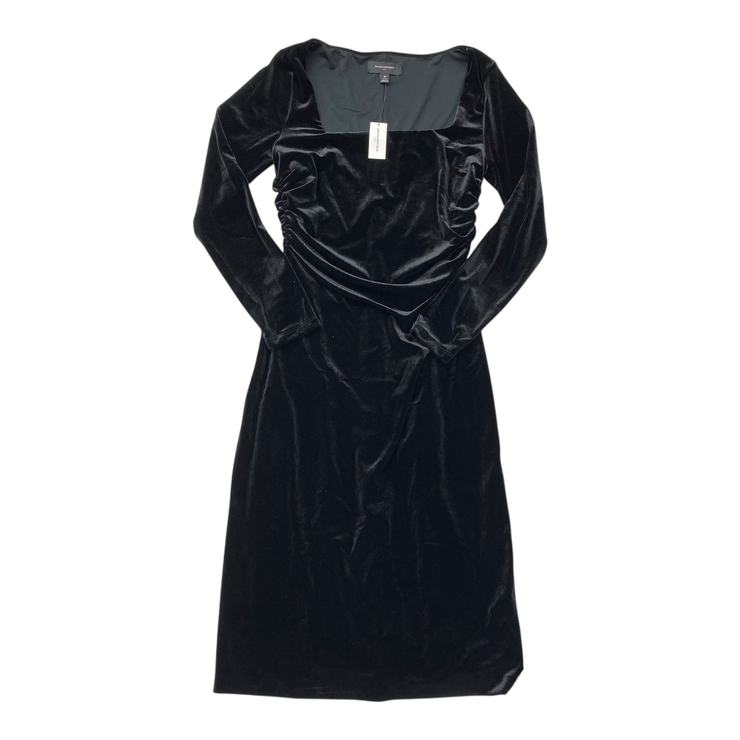 Dress Casual Maxi By Banana Republic In Black, Size:M