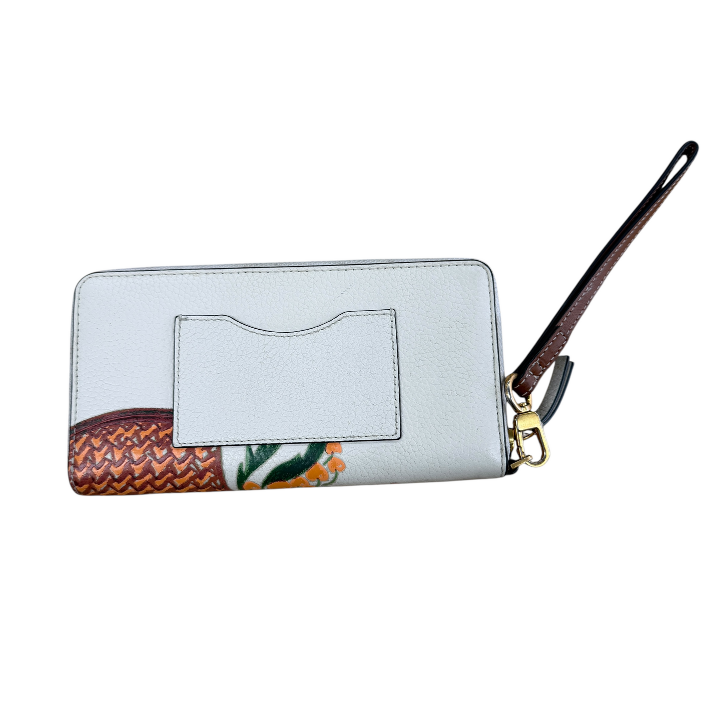 Wallet Designer By Tory Burch In Orange & Red, Size:Medium