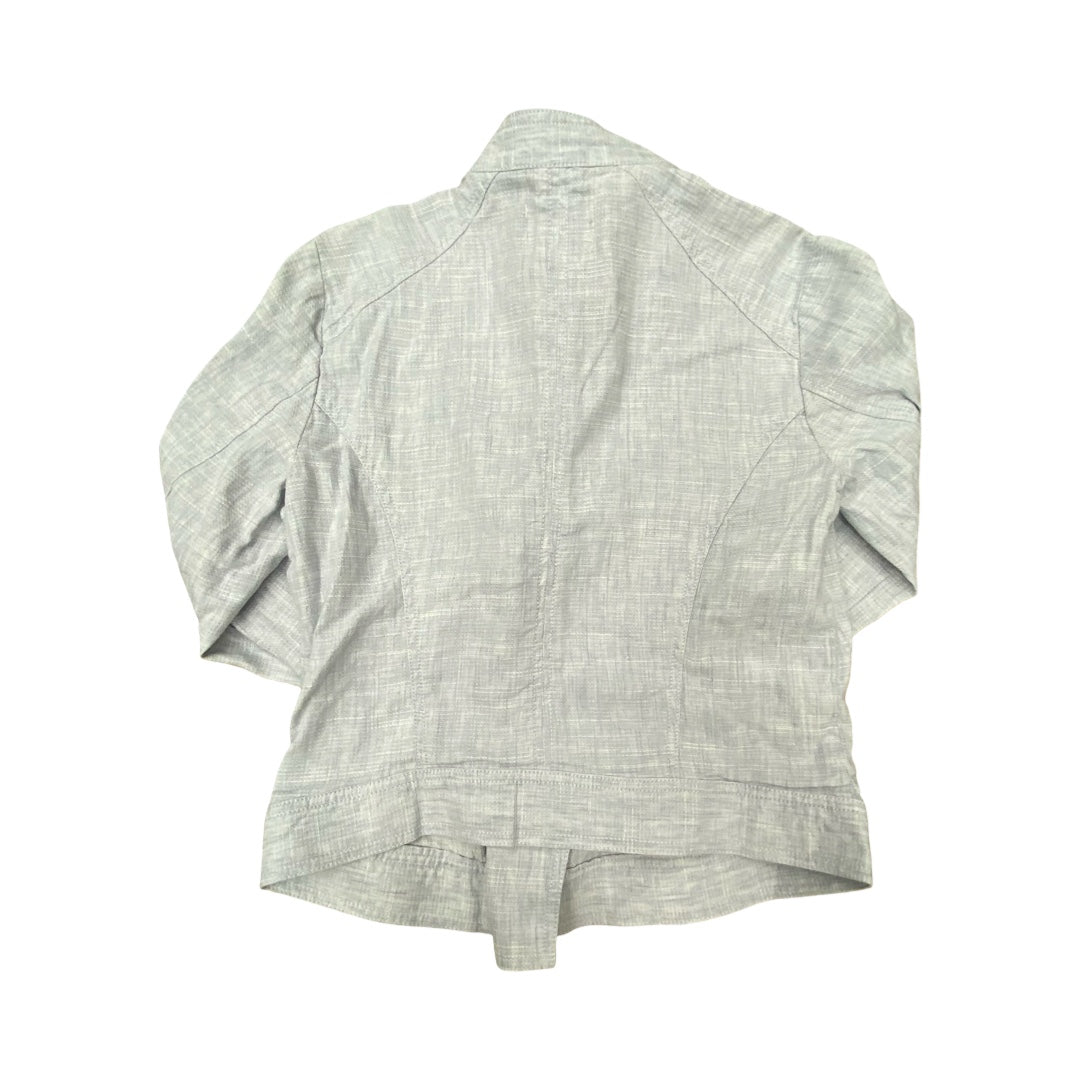 Jacket Moto By Loft In Blue, Size:Xs