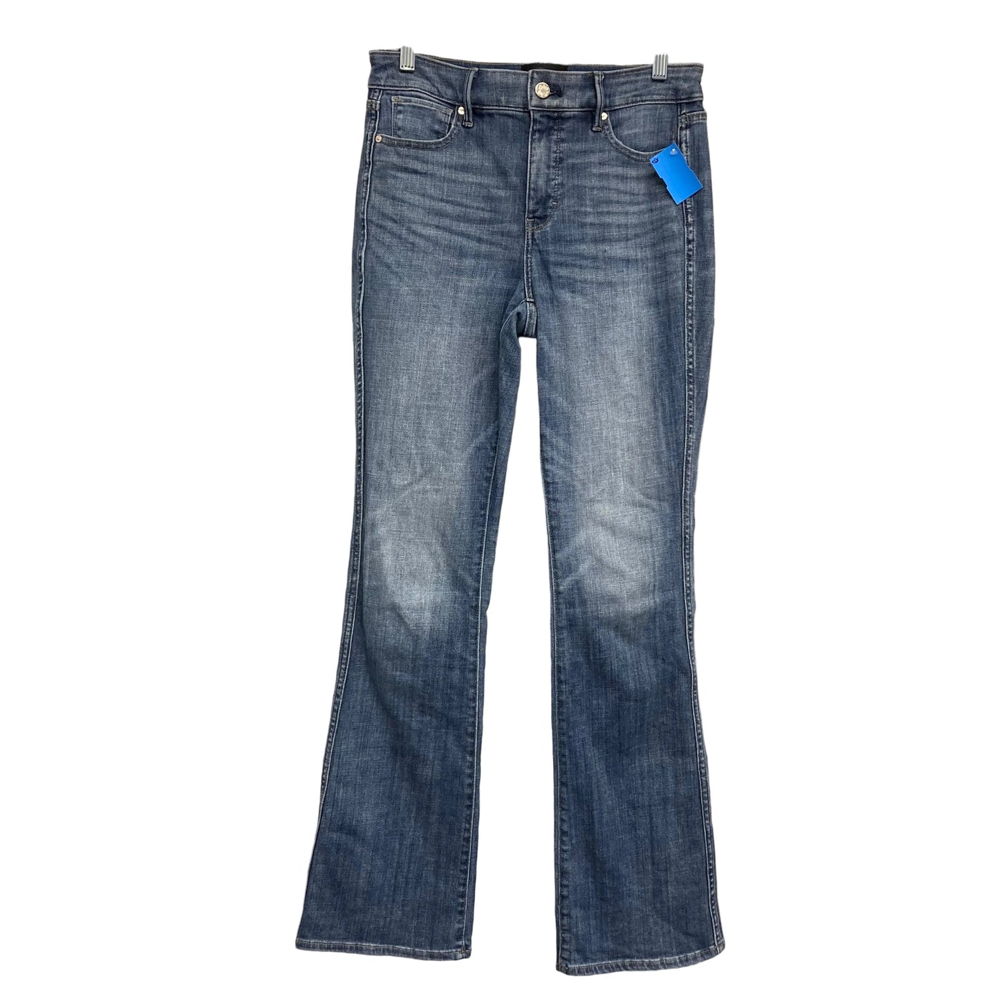 Jeans Flared By White House Black Market In Blue Denim, Size:4