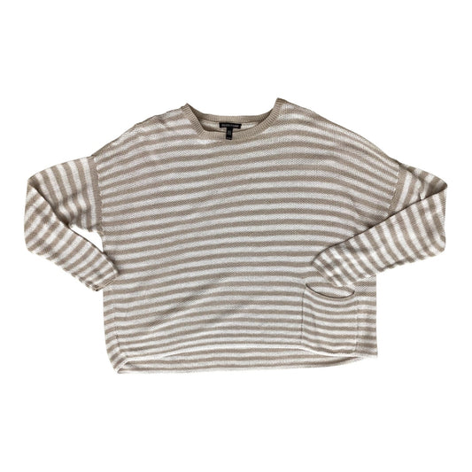 Sweater By Eileen Fisher In Striped Pattern, Size:Xl