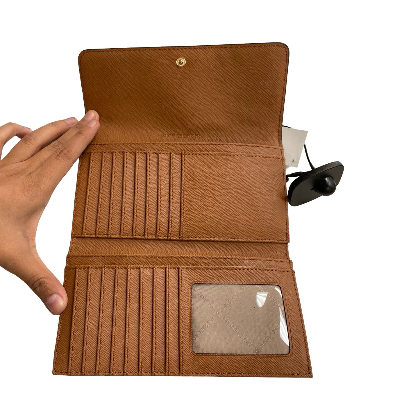 Wallet Designer By Michael Kors In Brown, Size:Medium